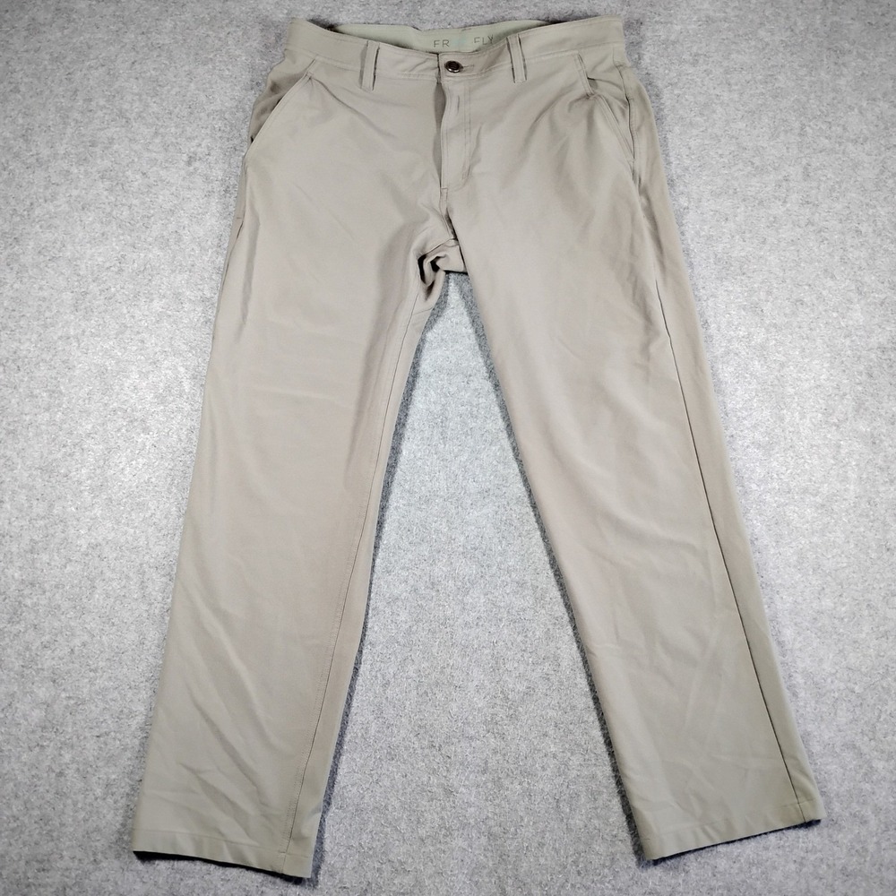 Free Fly Pants Mens 34x30 Gray Performance Stretch Hiking Fishing